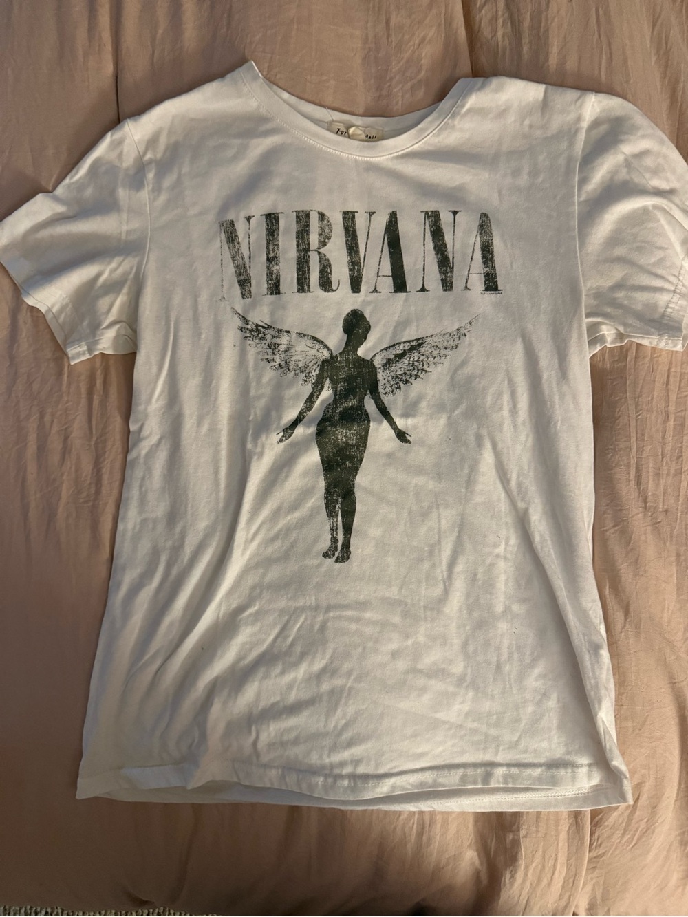 Nirvana Tee with In Utero Angel Graphic
